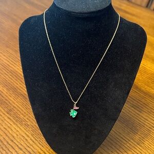Kate Spade Gold Necklace with Golf Pendant